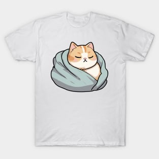 Cute angry cat sleeping T-Shirt